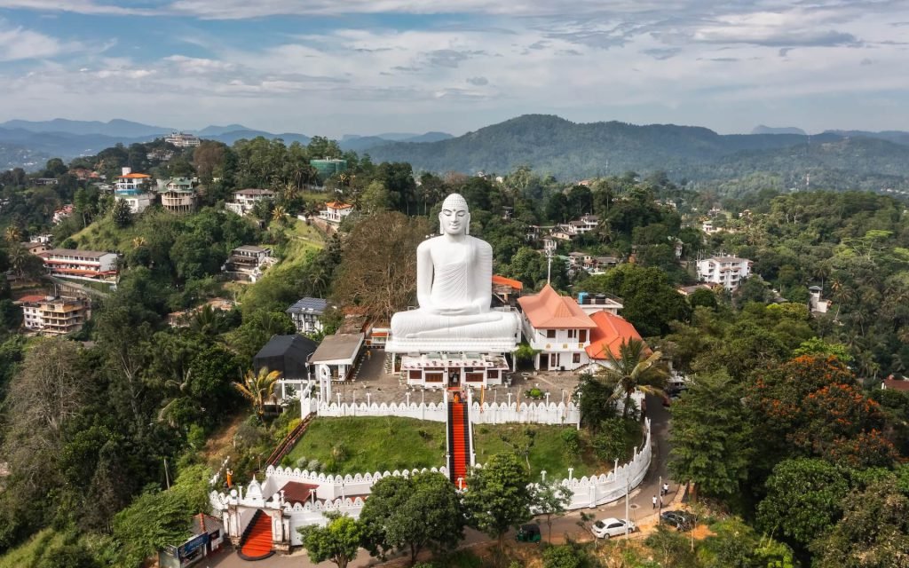 Aerial View Of Sri Maha Bodhi Temple