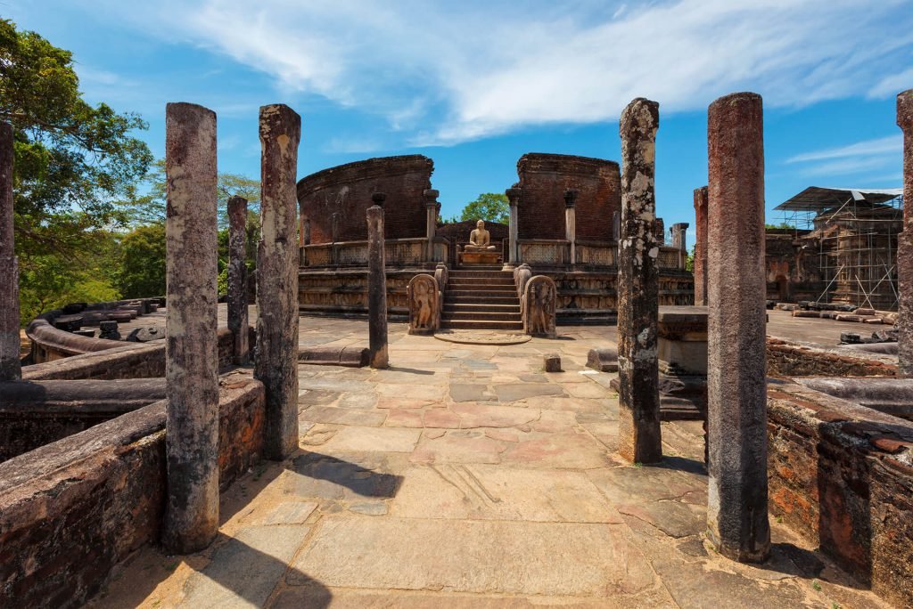 Ancient Vatadage Buddhist Stupa In Ancient City Po