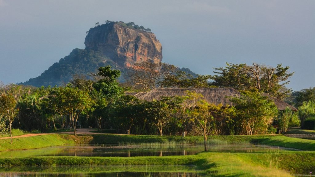 Sigiriya Rock Fortress Sri Lanka Village View
